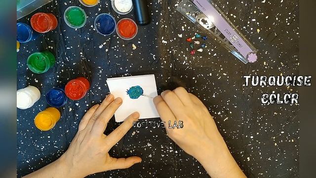 Бирюзовый цвет - как смешать краски???? смотреть онлайн