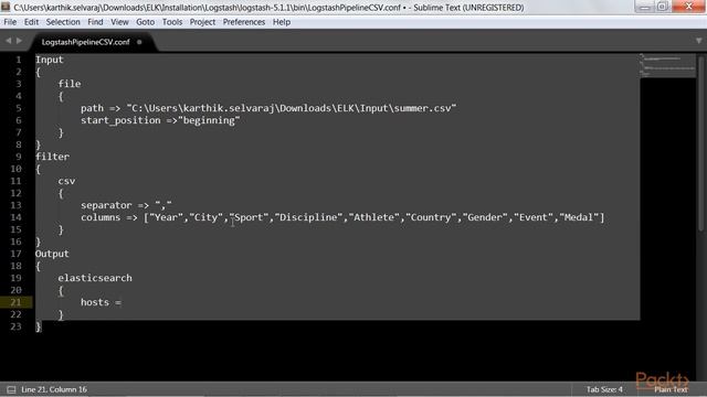 Getting Started with Elastic Stack : Stashing with Logstash | packtpub.com смотреть онлайн
