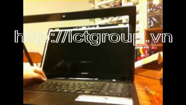 Thay tháo sửa lắp màn hình Acer Aspire 5742G LCD Screen replacement fix assembly guide смотреть онлайн