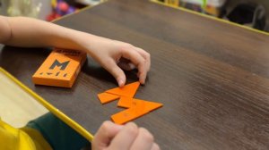 Как собрать головоломку IQ puzzle буква «М»