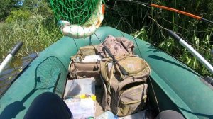 Norstream Ultra и первая рыбалка на голавля с лодки