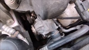 Замена помпы Опель Астра H, Зафира.