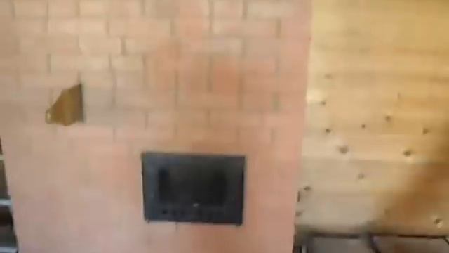 Система отопления коттеджа от отопительной колпаковой печи с теплообменником . смотреть онлайн