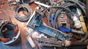 УШМ Makita 2600W ремонт контактных колец на щётки со статора.