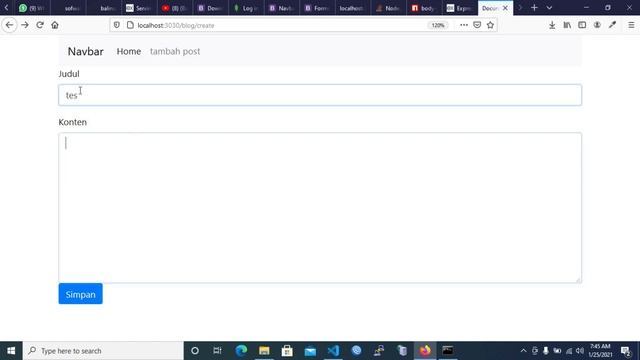 8. blog nodejs - menambah post data | membangun blog mengguankan node.js, mongodb, dan express смотреть онлайн