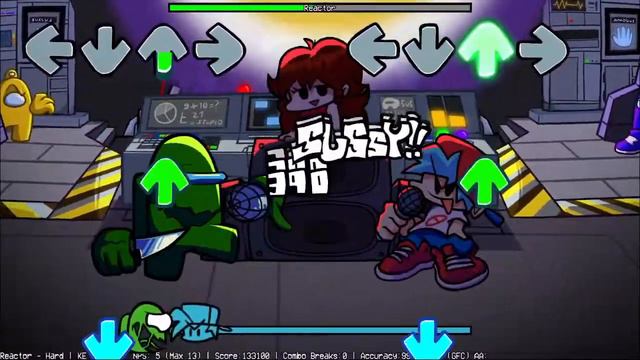 FNF Vs Imposter V3 | Reactor Hard Mode | Full Combo