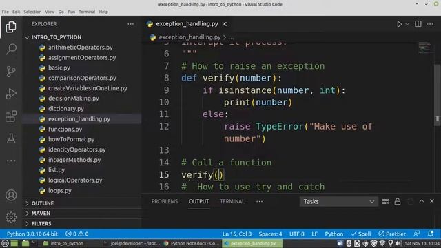 Become Proficient In Python Programming JT Devs | Exception Handling смотреть онлайн