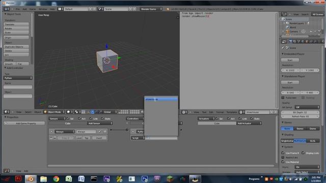 How to Show/Hide the mouse cursor in the BGE[2.69] смотреть онлайн