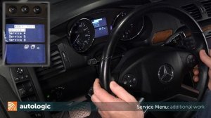 Mercedes Benz W251   Service and Maintenance Reset Using the Instrument Cluster US