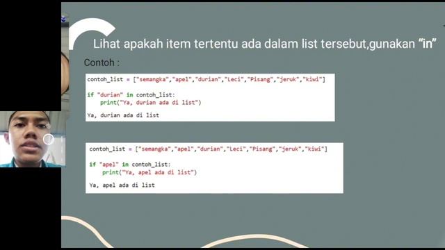 List dalam Python смотреть онлайн