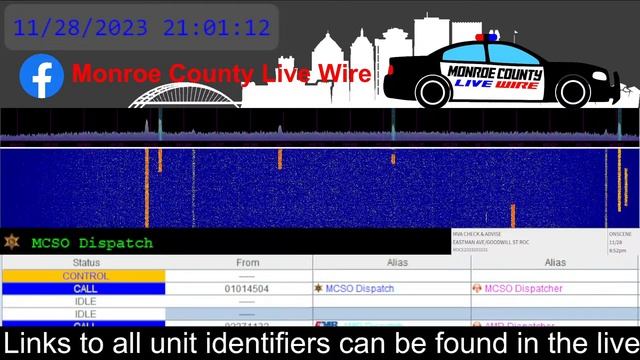 Monroe County Live Wire Fire, EMS, Police Scanner 24/7 11/28/2023 PM 2 смотреть онлайн