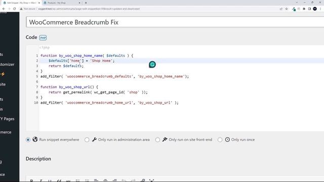 WooCommerce Tutorial - WooCommerce breadcrumb home link to the shop home page, not website home pag смотреть онлайн