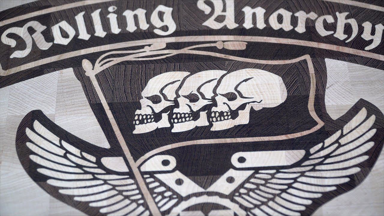 Rolling Anarchy end grain cutting board смотреть онлайн