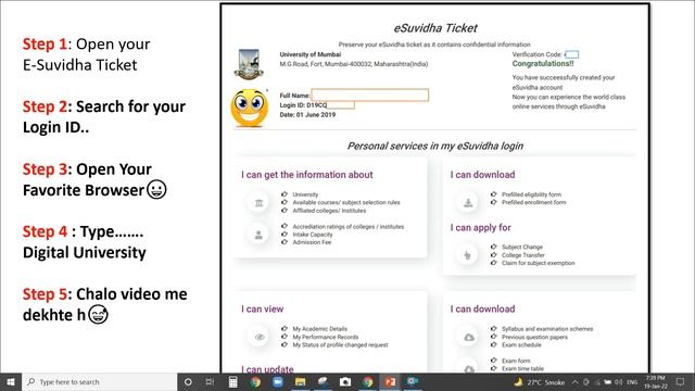 University Registration Number kya hota hai ? | For Accenture | How to Find | Hindi | Mumbai смотреть онлайн