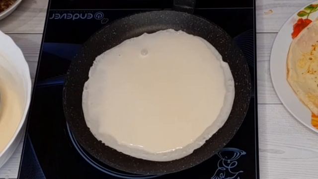 Блины с припеком. 4 припека