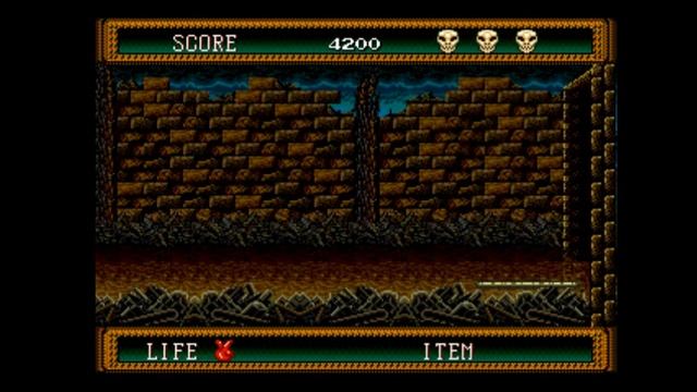 Splatterhouse 2 on Sega Genesis - Horror Retrogaming - Gameplay смотреть онлайн