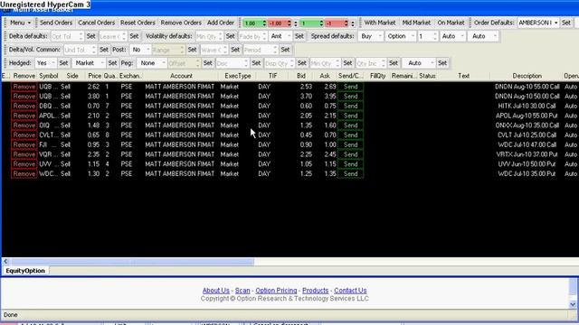 ORATS Option Scanner ITG multi Basket Volatility Order смотреть онлайн