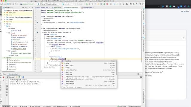Displaying lists of data from Firestore using Streambuilder in Flutter смотреть онлайн