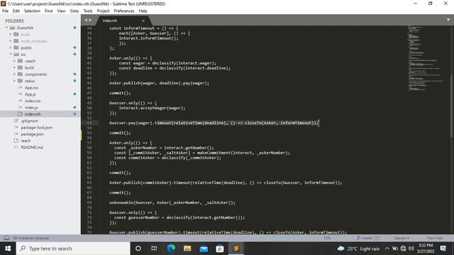 GuessNik -- A Blockchain game built with Reach and React. смотреть онлайн