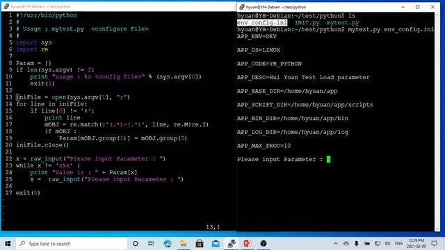 Python Scripting on Linux - Load and Parse Config File смотреть онлайн