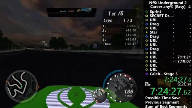 Need For Speed: Underground 2 SpeedRun In 7:43:57 (Segmented) Part 5 смотреть онлайн