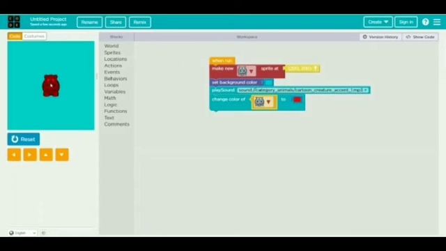 Coding for kids | Java Script | Sprite Lab | in hindi | 2020 смотреть онлайн