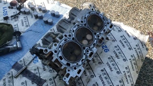 2010 Ford Flex Duratec Engine Rebuild Cleaning Heads смотреть онлайн
