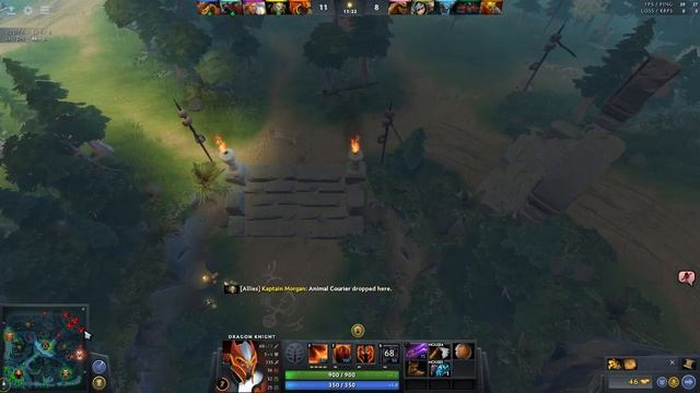 DOTA 2. ГАЙД КАК ВЫЙТИ ИЗ ЛП НА DRAGON KNIGHT! смотреть онлайн