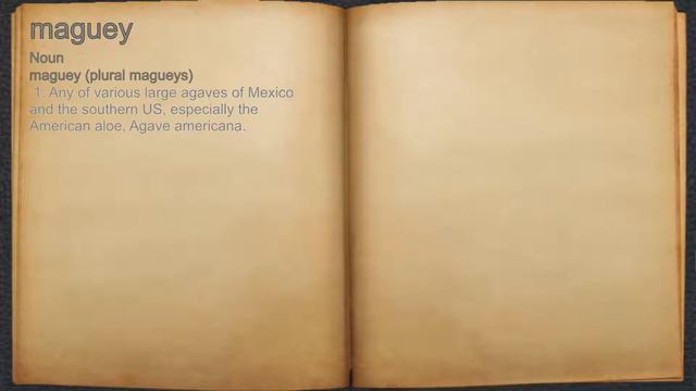 What does maguey mean? смотреть онлайн