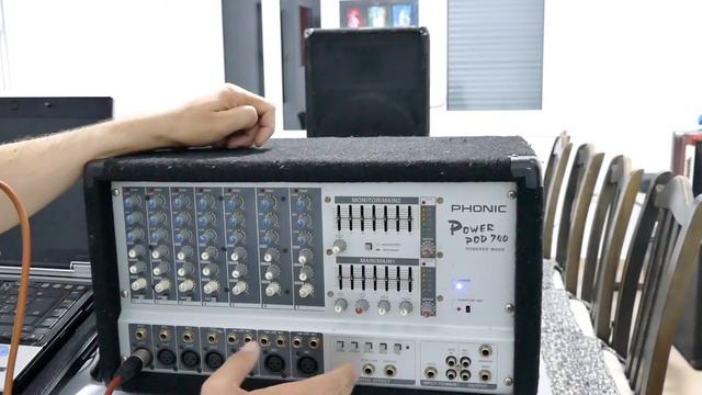 Phonic Power Pod 740 Powered Mixer.