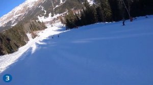 Трассы Архыза. Обзор всех трасс северного склона горнолыжного курорта Архыз. GoPro