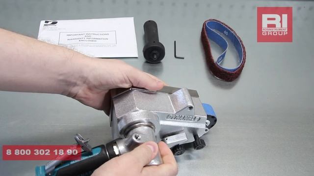 Пневматическая ленточная шлифмашинка Dynabrade 14200 смотреть онлайн