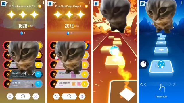 Chipi Chapa Cat vs Chipi Chapa Cat vs Chipi Chapa Cat vs Chipi Chapa Cat - Tiles Hop EDM Rush смотреть онлайн