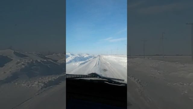 Дорога в Ново-Андреевку Петропавловск. . смотреть онлайн