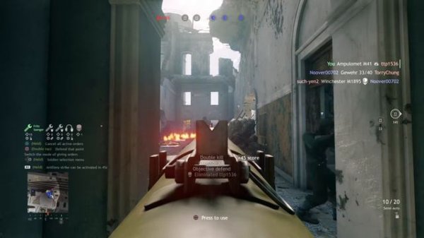 Ampulomet gameplay in Enlisted