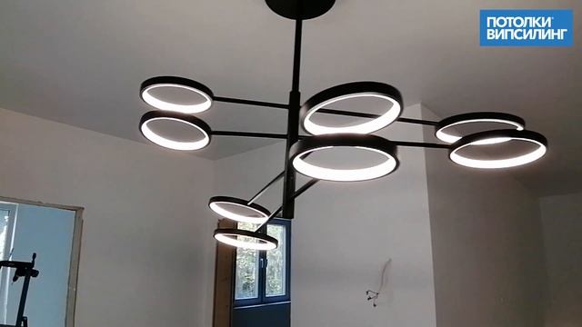 Натяжной потолок ВИПСИЛИНГ установлен 24.05.2022 смотреть онлайн