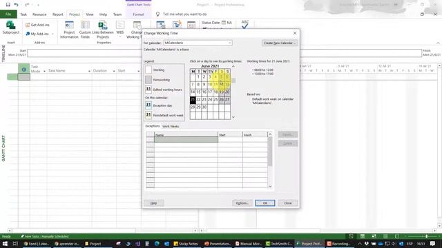 Tutorial Microsoft Project 2019 Parte 1 - Crear una Proyecto смотреть онлайн