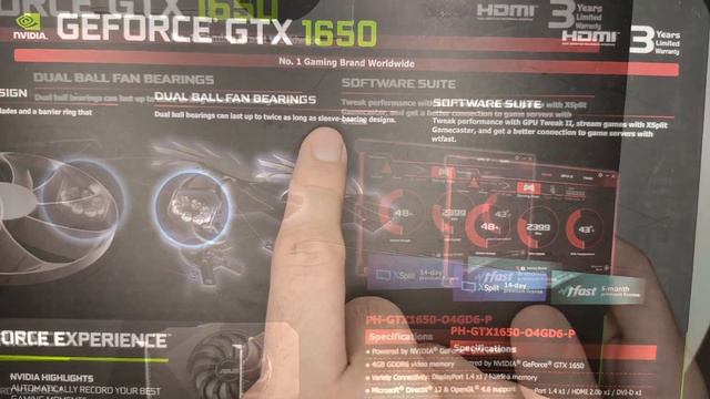 ASUS Phoenix GeForce GTX 1650 OC Edition 4GB GDDR6 Unboxing | PH-GTX1650-O4GD6-P смотреть онлайн