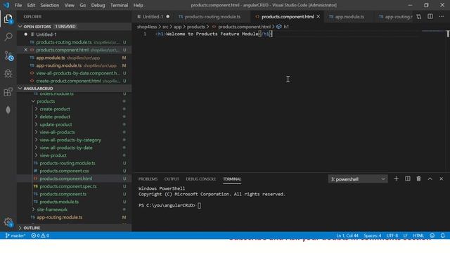 Angular CRUD with Web API Tutorial Part #8 - CRUD Feature Module Routing смотреть онлайн