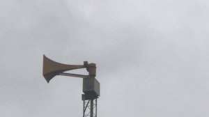 Silverstreet, SC. Federal Sign And Signal Thunderbolt 1003. Fire/Tornado Siren Test. 12/8/18
