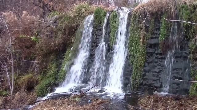 Водопад, натуральные звуки,отдых, релакс смотреть онлайн