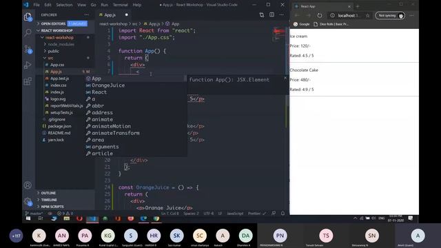 Web Development Using React JS | Workshop | CITChennai смотреть онлайн