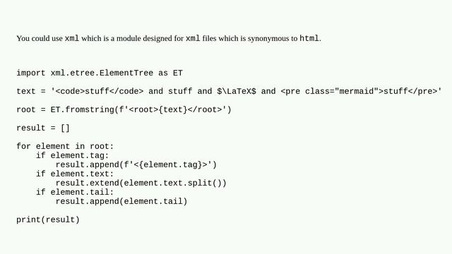 Split text on markup in Python смотреть онлайн