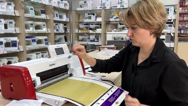Обзор на раскройный плоттер Brother SDX 900 SсanNCut от Столицы Швейных Машин
