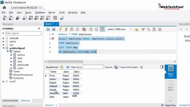 MySQL How to use LEFT JOIN in MySQL in Hindi? What is LEFT JOIN in MySQL смотреть онлайн