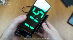 НАСТОЛЬНЫЕ ЭЛЕКТРОННЫЕ ЧАСЫ - БУДИЛЬНИК - ЗЕРКАЛО - ТЕРМОМЕТР  С АЛИЭКСПРЕСС