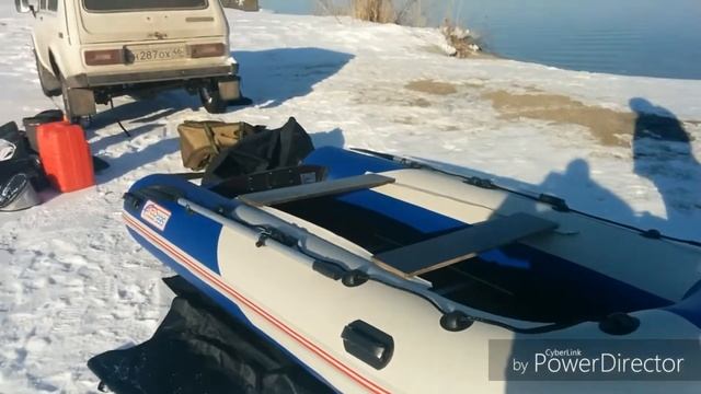 СТЕЛС 335 первый весенний отзыв и уже с воды, под мотором 9,9 л.с смотреть онлайн