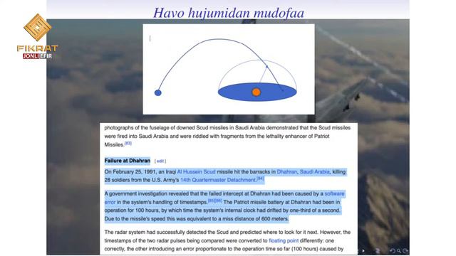 🔴Havo Hujumidan Himoya Matematikasi. Qochish Va Quvish Masalasi #fikratuz