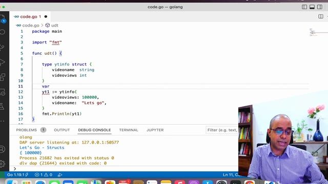 Structs in Golang | Go Programming Language смотреть онлайн