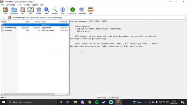 how to update content manager manually 2023